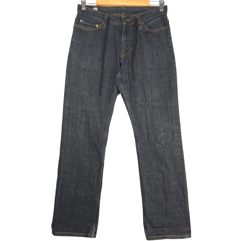 Nike SB Paul Rodriguez Mens 30 Dark‎ Wash Stretch Skate Jeans Drawstring Waist